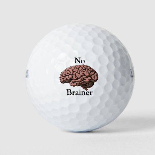 Geen Brainer Golf Ball Golfballen (Voorkant)