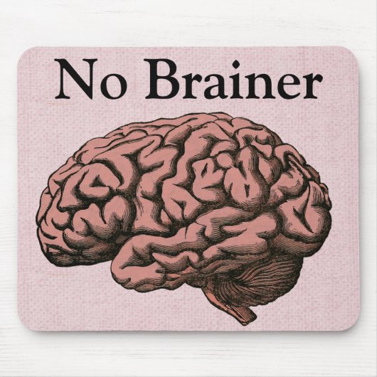 Geen Brainer Muismat (Voorkant)