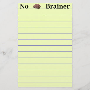 Geen brainer Stationery Briefpapier