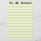 Geen brainer Stationery Briefpapier (Achterkant)