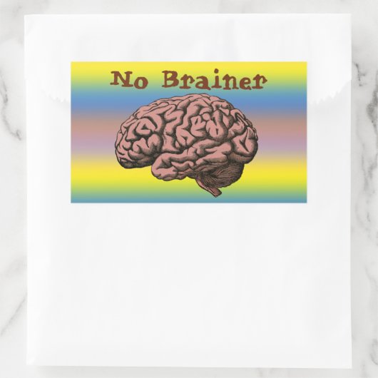 Geen Brainer Sticker (Tas)