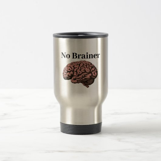 Geen brainer Travel Mug Reisbeker (Center)