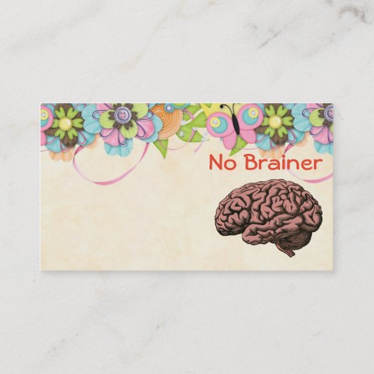 Geen Brainer Visitekaartje (Achterkant)
