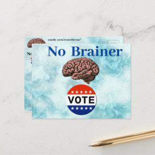 Geen Brainer Vote Briefkaart