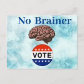 Geen Brainer Vote Briefkaart (Voorkant)