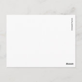 Geen Bras toegestaan in het bos Briefkaart (Achterkant)