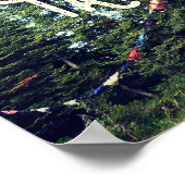 Geen Bras toegestaan in het bos Poster (Hoek)