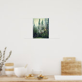 Geen Bras toegestaan in het bos Poster (Keuken)