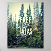 Geen Bras toegestaan in het bos Poster (Voorkant)