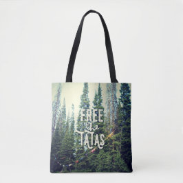 Geen Bras toegestaan in het bos Tote Bag