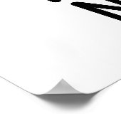 Geen Brein Geen Aanwinst Grappige Hersenwoordspeli Poster (Hoek)