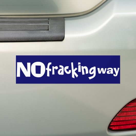 Geen breukweg bumpersticker (Op auto)