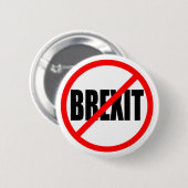 "GEEN BREXIT" RONDE BUTTON 5,7 CM (Voorkant /achterkant)