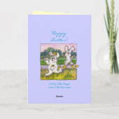 Geen Broodje Bedoelde grappige Kaart van Pasen (Achterkant)