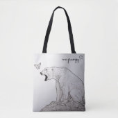 Geen bruine Canvas tas (Voorkant)