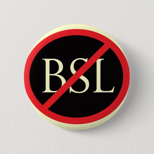 Geen BSL-Button Ronde Button 5,7 Cm (Voorkant)