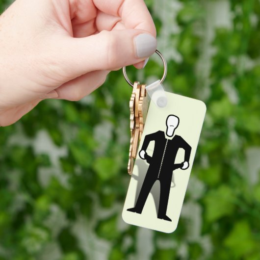 Geen Budget Geen Geld Alleen Lege Zakken Sleutelhanger (Hand)