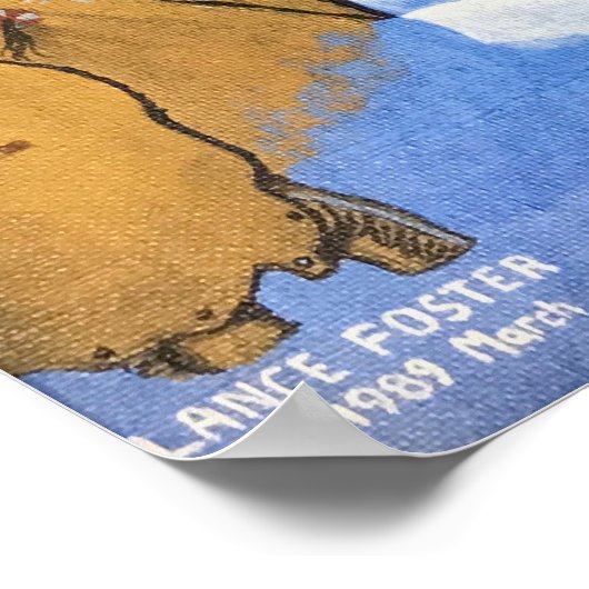 "Geen buffel" Poster (Hoek)