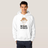 Geen Bugs Geen probleem Camping Quote Design Hoodie (Voorkant volledig)