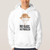 Geen Bugs Geen probleem Camping Quote Design Hoodie (Voorkant)