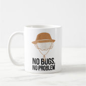 Geen Bugs Geen probleem Camping Quote Design Koffiemok (Links)