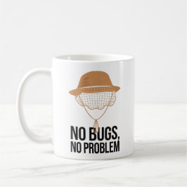 Geen Bugs Geen probleem Camping Quote Design Koffiemok