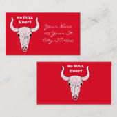 Geen Bull Ever Thunder_Cove Classic Visitekaartje (Voorkant / Achterkant)