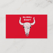 Geen Bull Ever Thunder_Cove Classic Visitekaartje (Achterkant)