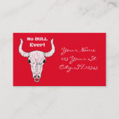 Geen Bull Ever Thunder_Cove Classic Visitekaartje (Voorkant)