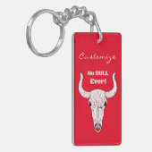 Geen Bull Ever Thunder_Cove Sleutelhanger (Voorkant Links)