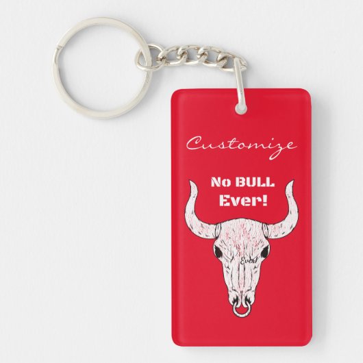 Geen Bull Ever Thunder_Cove Sleutelhanger (Voorkant)