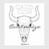 Geen Bull Ever Thunder_Cove Sticker (Vel)