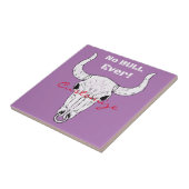 Geen Bull Ever Thunder_Cove Tegeltje (Zijkant)