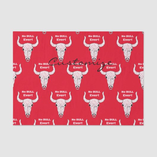 Geen Bull Ever Thunder_Cove Tissuepapier (Voorkant)