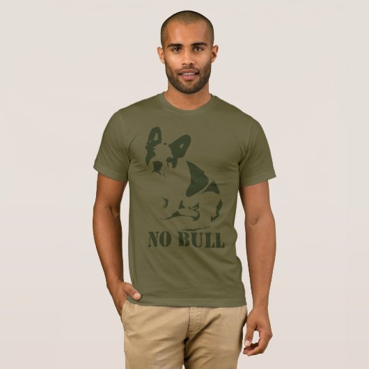 Geen bull French Bulldog T-shirt (Voorkant volledig)