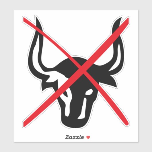 GEEN BULL-laptop-sticker Sticker (Vel)