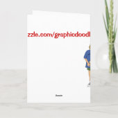 GEEN BULL! Over de heuvelverjaardagskaart. Kaart (Achterkant)