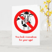 GEEN BULL! Over de heuvelverjaardagskaart. Kaart (Gele Bloem)