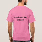 Geen bull Zwangerschap T-shirt (Achterkant)