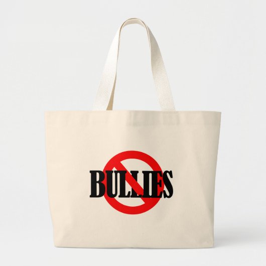GEEN BULLIES GROTE TOTE BAG (Voorkant)