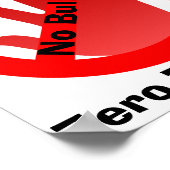 Geen Bullies Poster (Hoek)