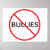 Geen Bullies Poster (Voorkant)
