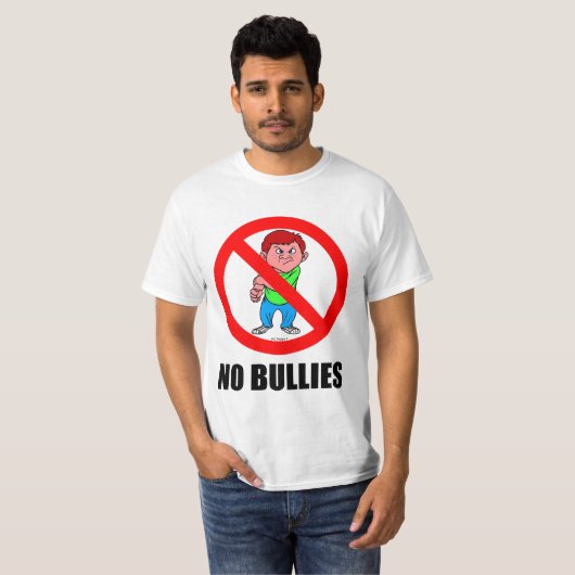 GEEN BULLIES T-SHIRT (Voorkant volledig)