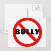 Geen Bully Briefkaart (Voorkant / Achterkant)