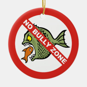 Geen Bully Zone Ceramic Ornament