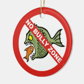 Geen Bully Zone Ceramic Ornament (Links)