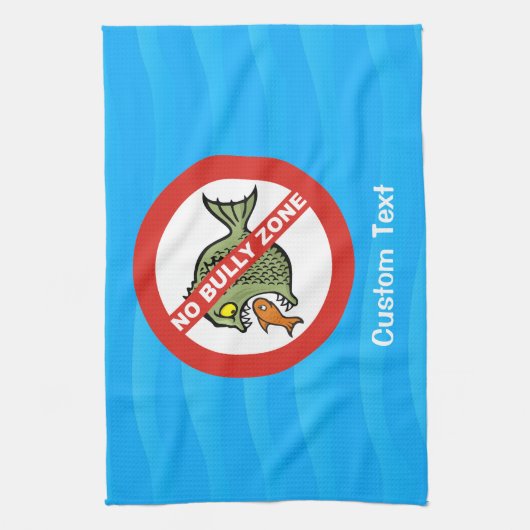 Geen Bully Zone handdoek (Verticaal)