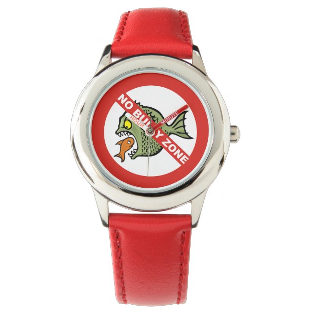Geen Bully Zone Horloge (Voorkant)