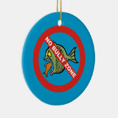 Geen Bully Zone Keramisch Ornament (Rechts)