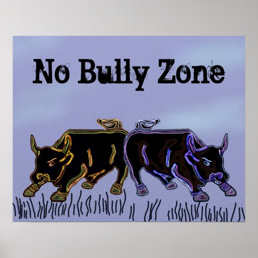 Geen Bully Zone Poster (Voorkant)